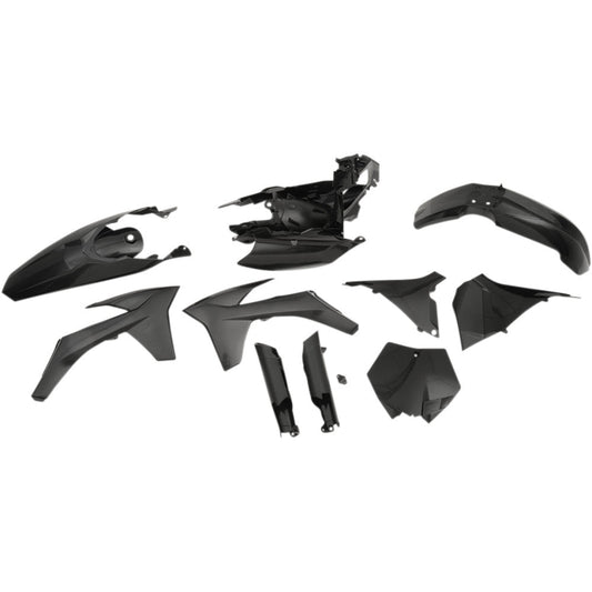 2011-2012 for KTM 250 XC-F ACERBIS Full Replacement Body Kit Black 2205280001
