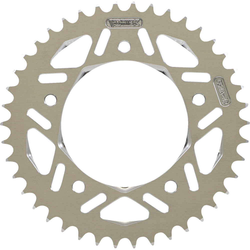 2015-2016 for Yamaha YZF-R1 VORTEX Aluminum Sprocket Silver Rear 42-Tooth 654A-4