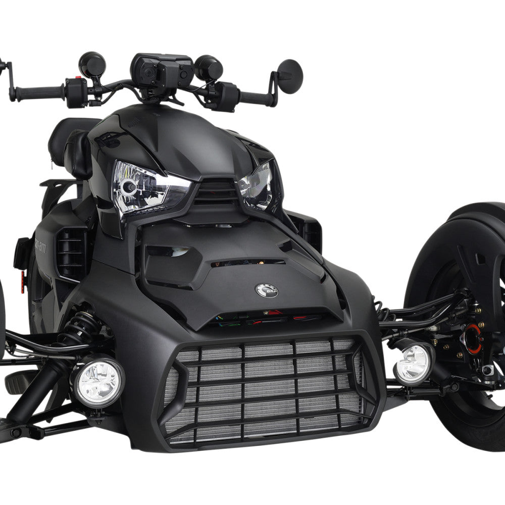 2019-2021 for Can-Am Ryker 600 ACE SHOW CHROME LED Driving Light Kit Black Ryker