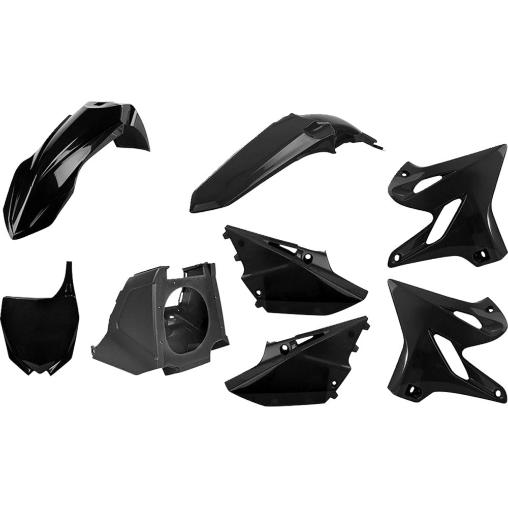 02-'14 for Yamaha YZ125 POLISPORT Plastic Body Kit Black