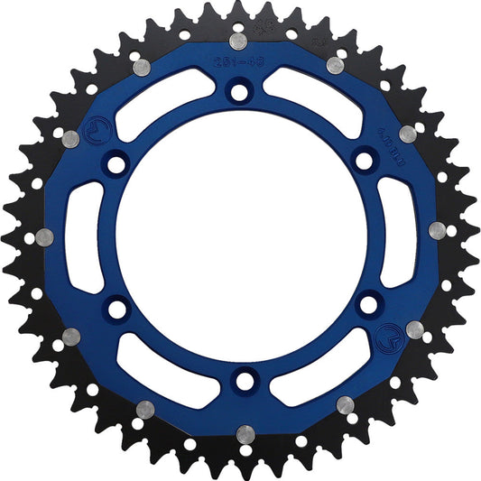 99-21 for Yamaha YZ 250 MOOSE RACING Dual Sprocket Blue 48 Tooth 1210-251-48-12X