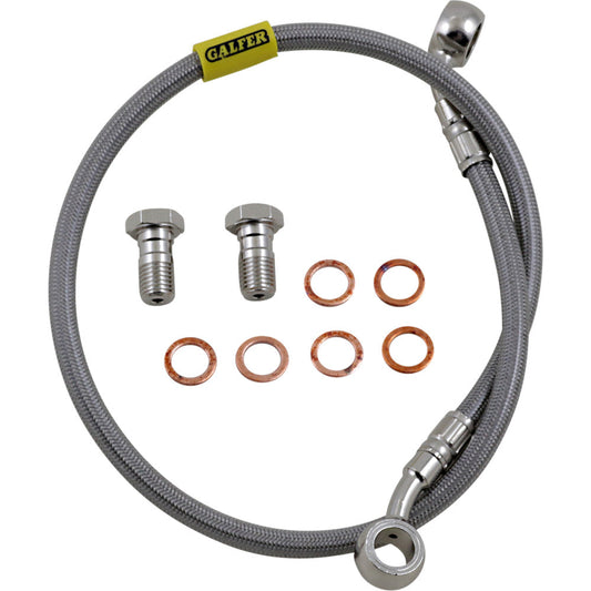2004-2005 for Kawasaki Ninja ZX-10R GALFER Brake Line Stainless Steel FK003D415R