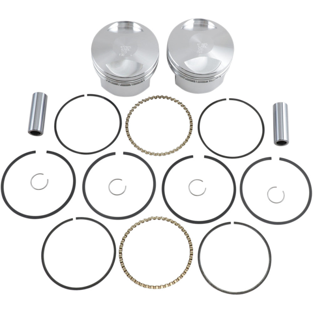 88-'03 for Harley XLH1200 V-Twin Piston Kit 1200 Evo Sportster 10.5:1 Comp K1685