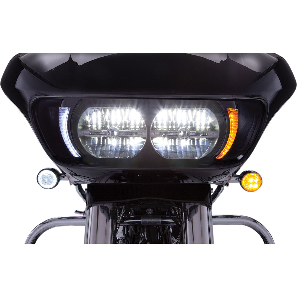 2015-2020 for Harley Road Glide Special FLTRXS CIRO Headlight Bezel Black 45251