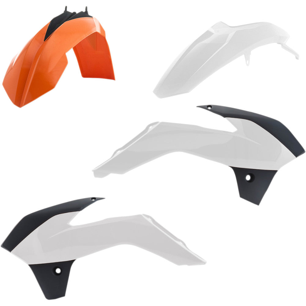 2013-2017 for KTM 85 SX ACERBIS Standard Replacement Body Kit Orange/White SX85