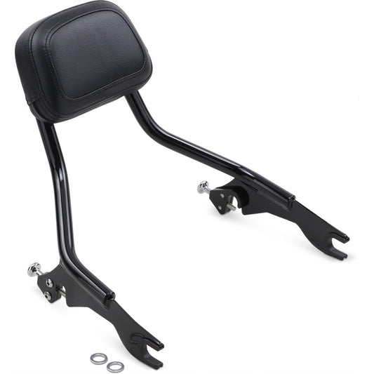 2014-2020 for Harley CVO FLHTKSE COBRA Detachable Backrest Black Short 602-2200B