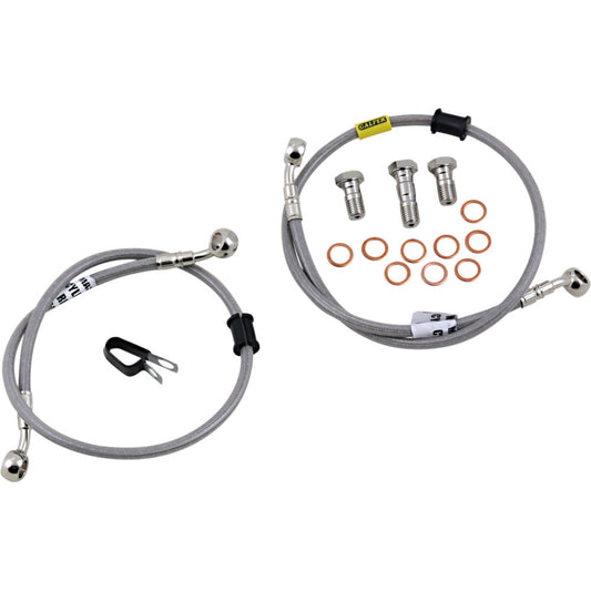 16-18 for Kawasaki Ninja ZX-10R GALFER Brake Line Stainless Steel FK003D886-2