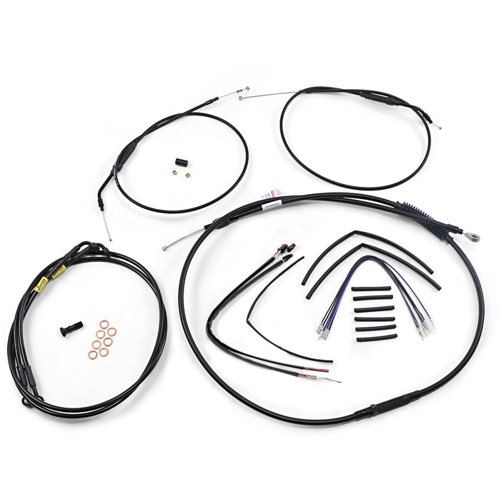 2012-2017 for Harley Fat Bob FXDF Cable Kit Jail Bar 12