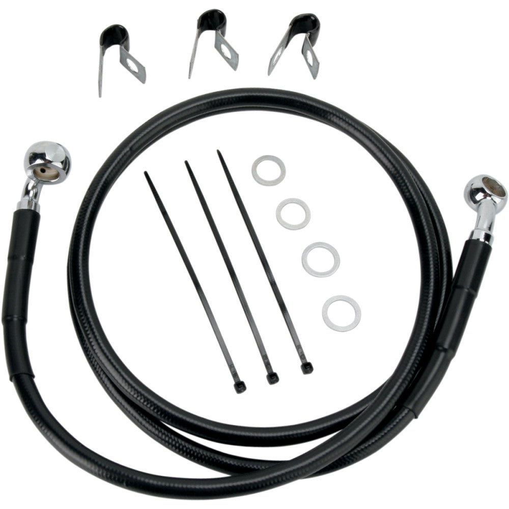 00-07 for Harley FLST/FLSTC/FLSTF Drag Spec Extended Front Brake Line +10