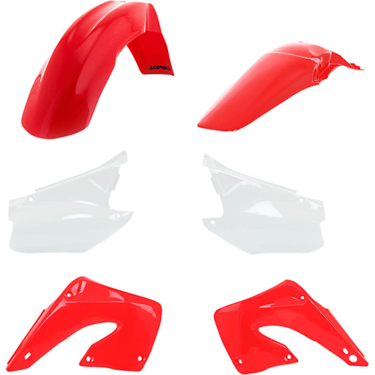 00-01 for Honda CR125R ACERBIS Standard Replacement Body Kit '01 Red/White CR