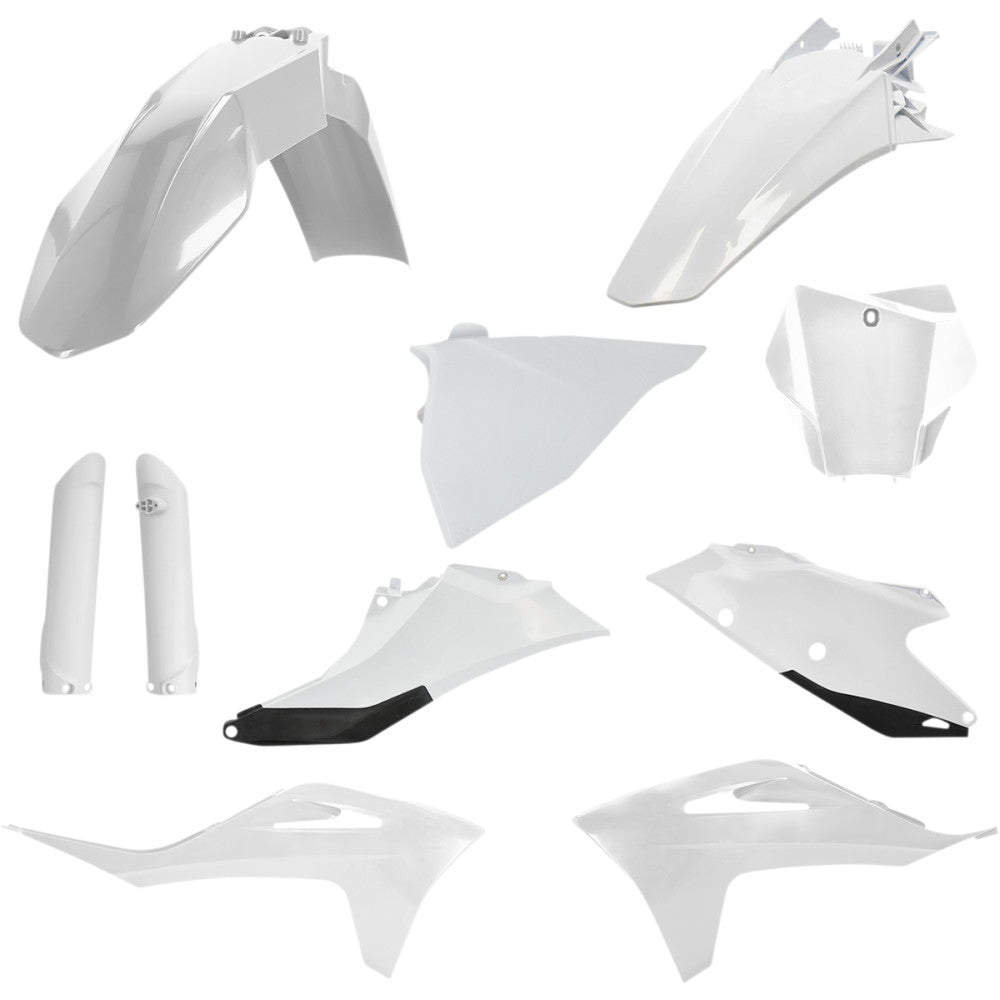 21 for Gas Gas EX 250F ACERBIS Full Plastic Kit Gas/Ktm White/Black