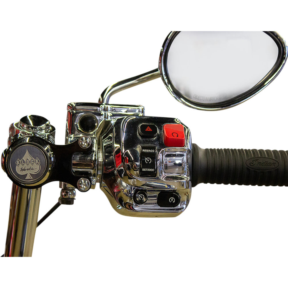 2016-2021 for Indian Springfield KLOCK WERKS Switch Mount iOmount Challenger Bla