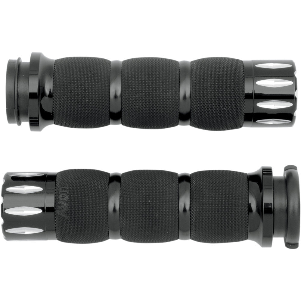 2018-2020 for Harley Softail Low Rider FXLR Grips Rival Air Cushioned TBW Black