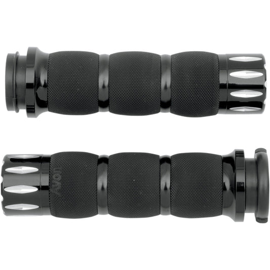 2018-2020 for Harley Softail Low Rider FXLR Grips Rival Air Cushioned TBW Black