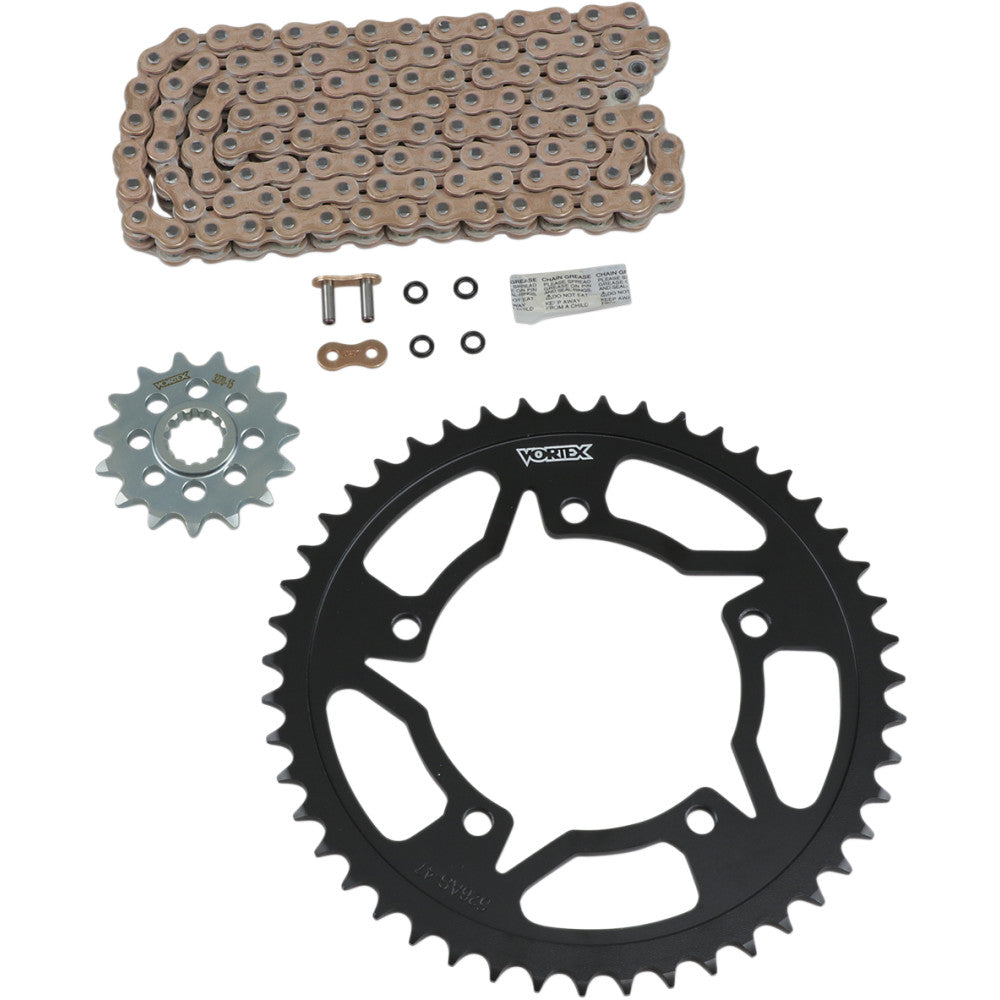 01-'05 for Suzuki GSX-R600 Sprocket/Chain Kit 15/47T Sil Sx3 520-112L Gld