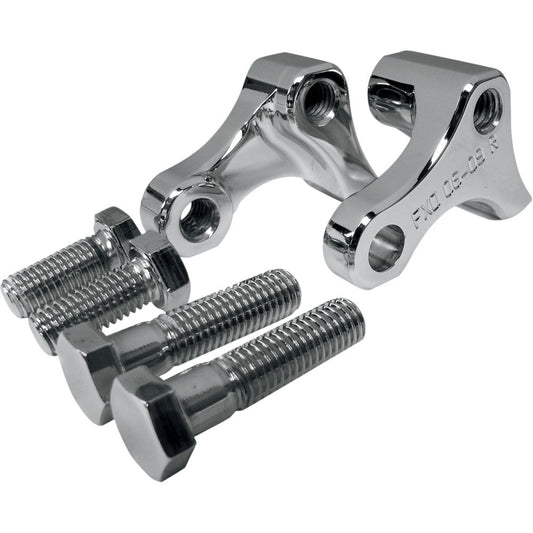 06-17 for Harley Dyna Glide FXD LA Choppers Rear Lowering Kit Chrome Lowers 1"