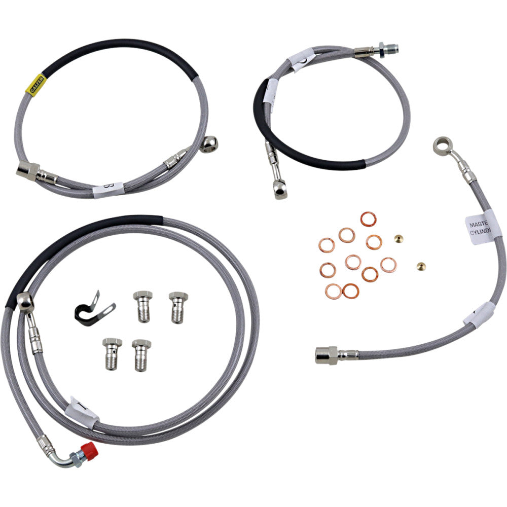 2014-2017 for Kawasaki EX300 Ninja 300R ABS GALFER Brake Line Stainless Steel