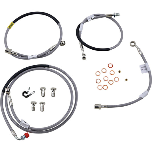 2014-2017 for Kawasaki EX300 Ninja 300R ABS GALFER Brake Line Stainless Steel