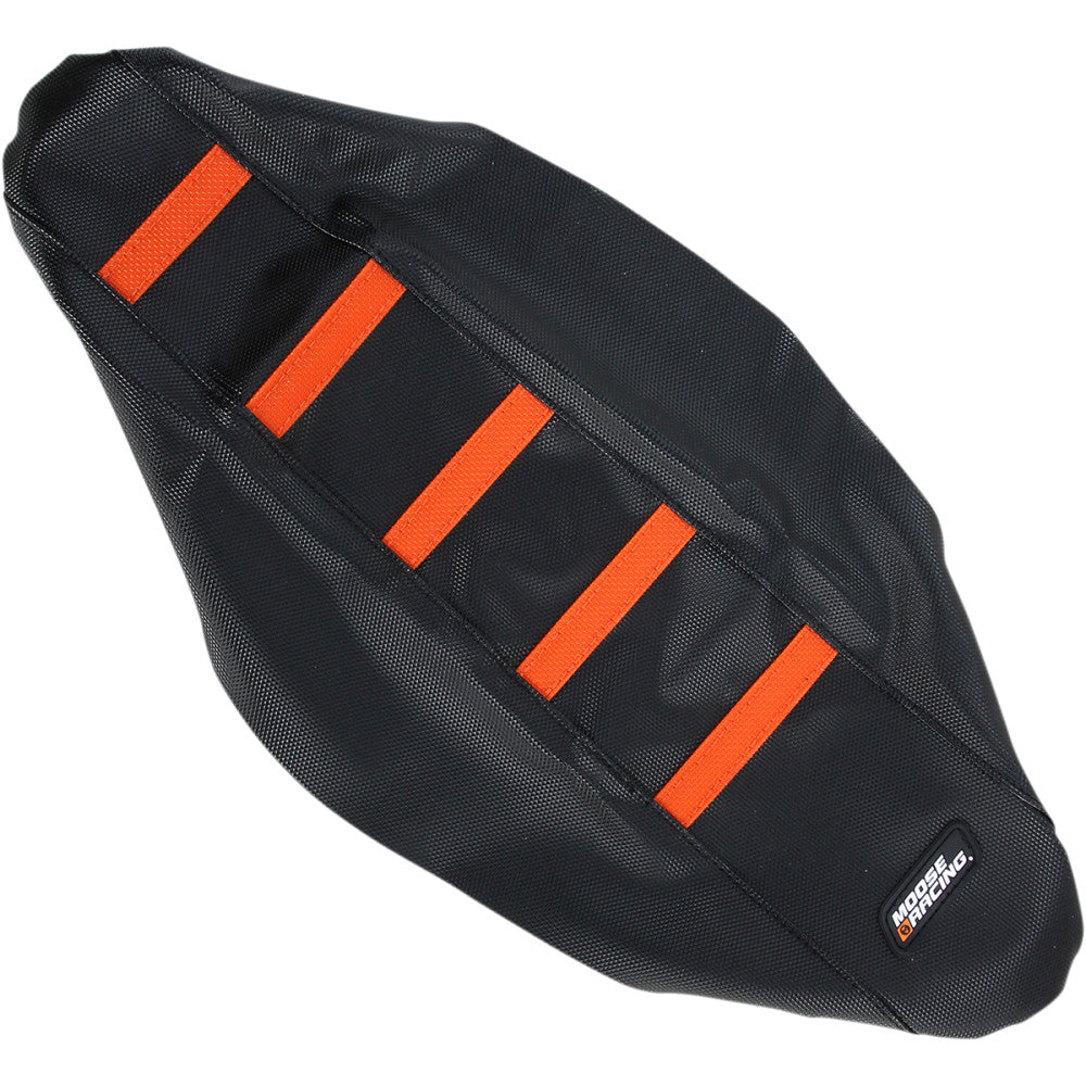 2013-2017 for KTM 85 SX MOOSE RACING Ribbed Seat Cover Black Cover/Orange Ribs