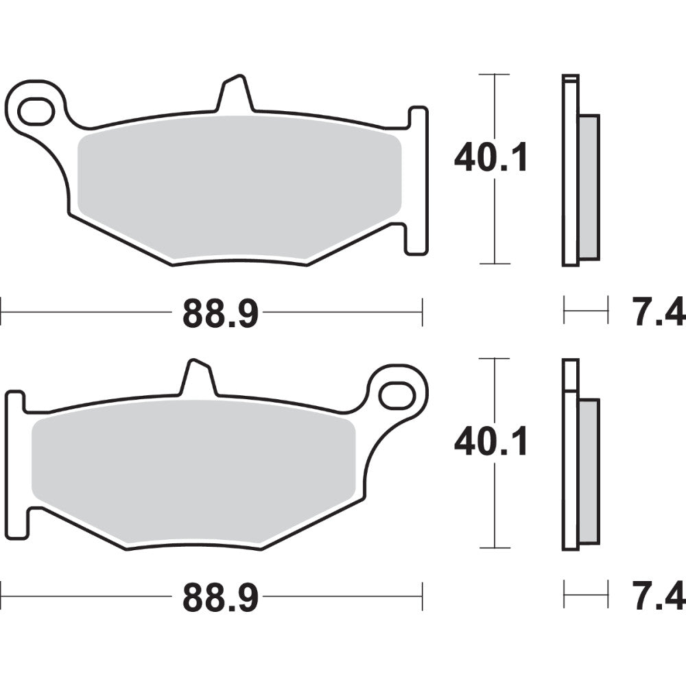 2006-2009 for Suzuki GSX-R 600 SBS LS Brake Pads 833LS 833LS
