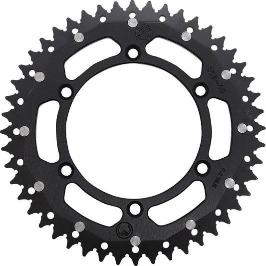 1980-2008 for Suzuki RM 125 MOOSE RACING Dual Sprocket Black 48 Tooth