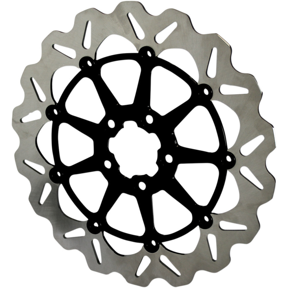 2014-2016 for Harley 883 SuperLow XLL GALFER Wave Rotor Black 13