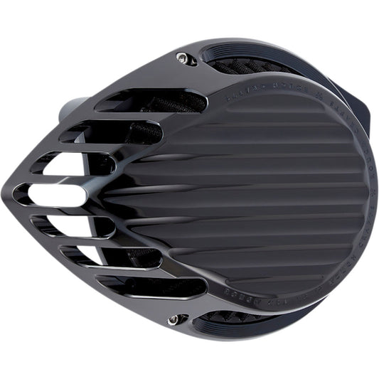 2014-2016 for Harley Street Glide Special FLHXS Finned Air Cleaner Black