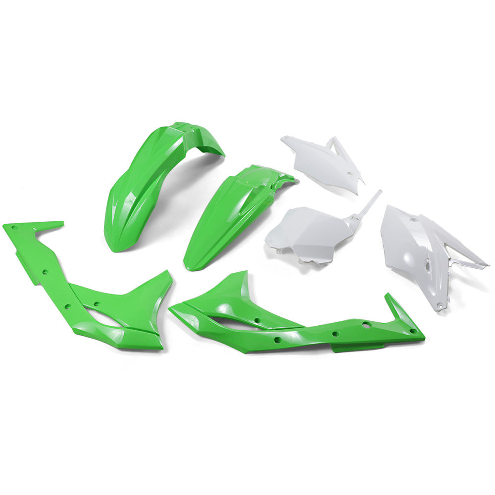 2018-2020 for Kawasaki KX 250 F UFO Replacement Body Kit OEM Green/White KX250F