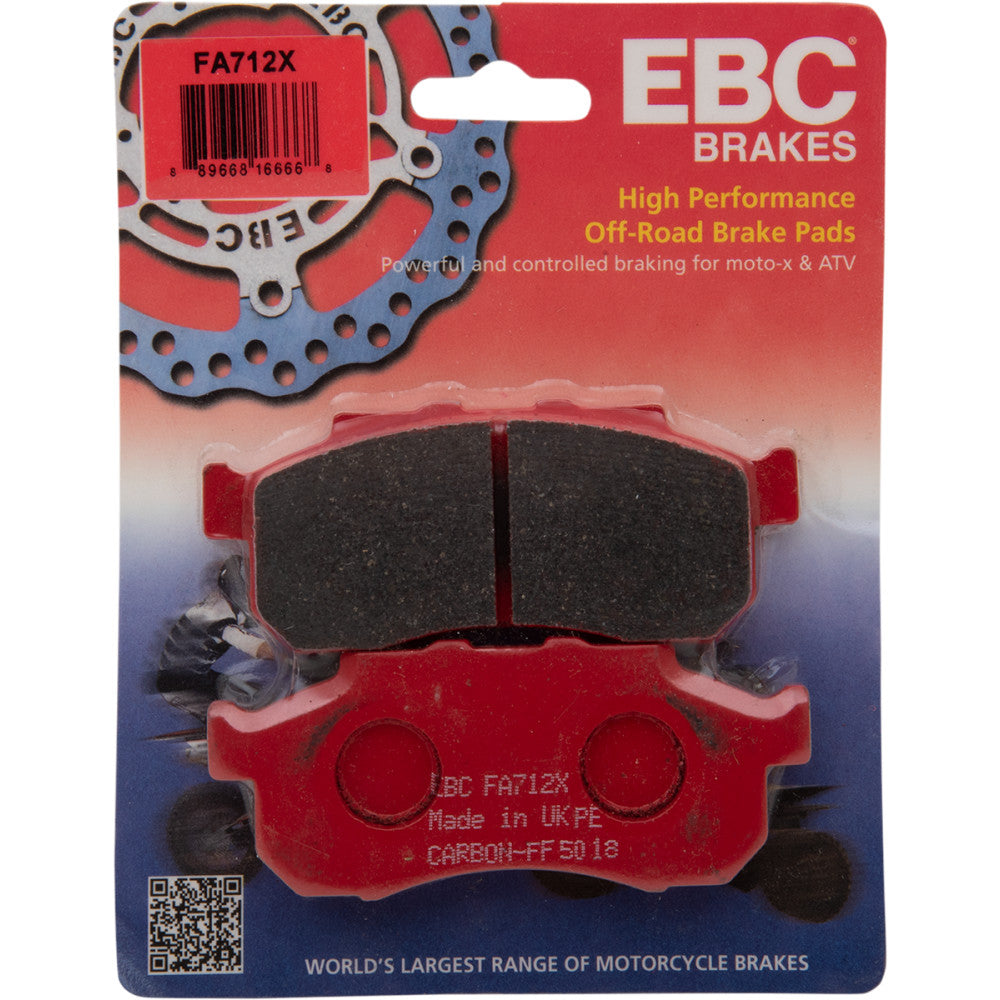 16-'18 for Honda SXS700M4 Pioneer 700-4 EBC Brake Pads X Organic