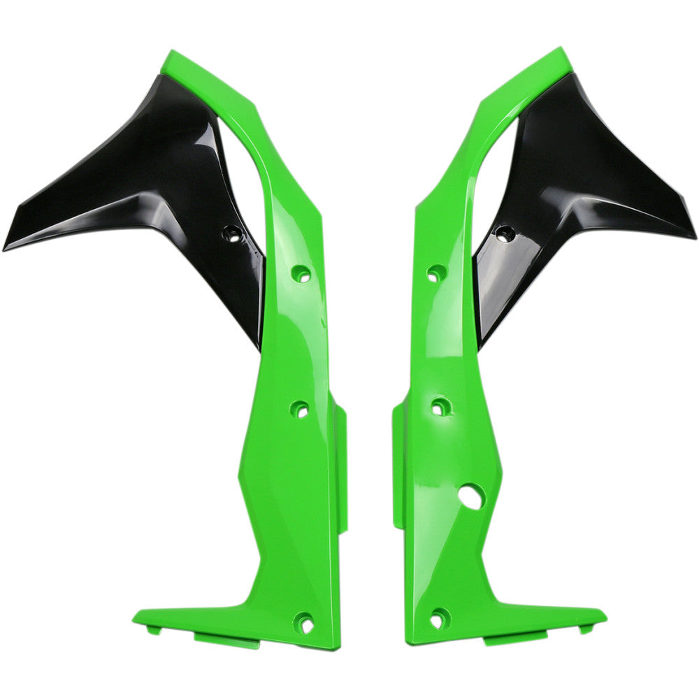 2017-2020 for Kawasaki KX 250 F UFO Radiator Shroud OE Green/Black KX 250