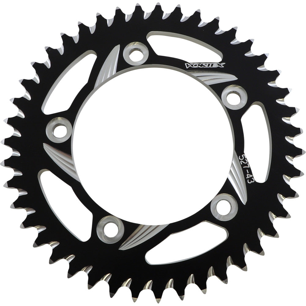 01-'08 for Suzuki GSX-R1000 Rear Cat5 Sprocket Aluminum 43T-530 Blk Suz/Tri