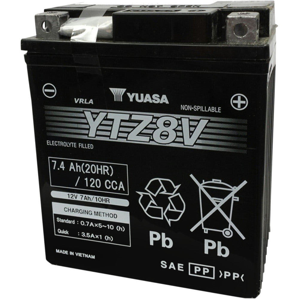 2008-2016 for Kawasaki KLX 140 L YUASA AGM Battery YTZ8V YUAM728ZV