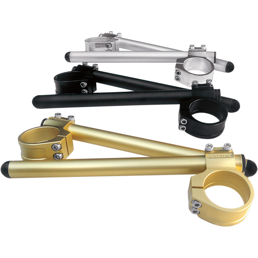 85-'00 for Honda XR600R VORTEX Clip-Ons 7 Degree 43Mm Blk Bue/Hon/Yam