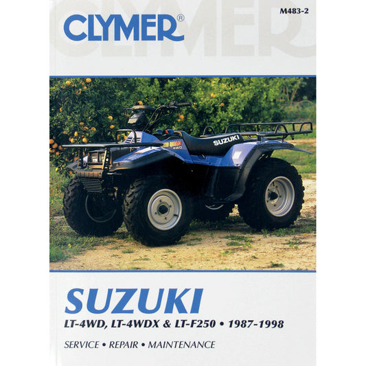 87-98 for Suzuki LT-F 250 QuadRunner CLYMER Manual King Quad/ Quad Runner