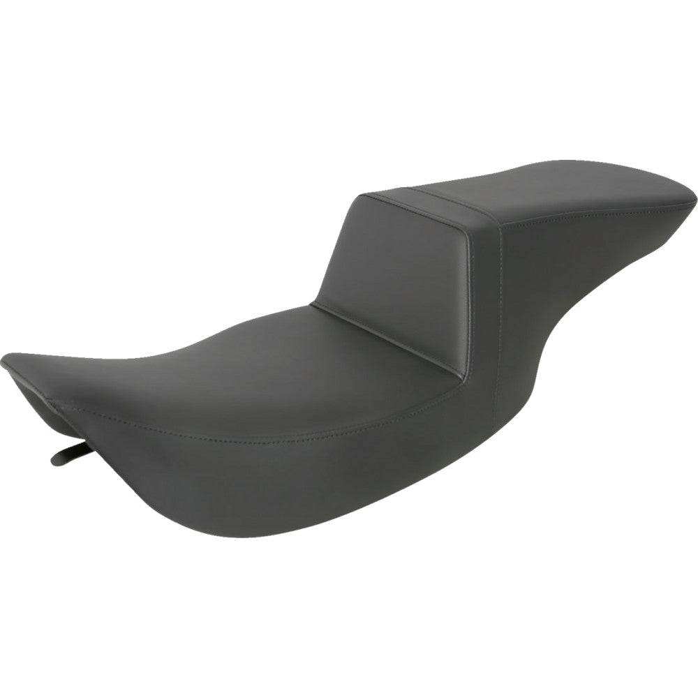 97-07 for Harley FL Models SADDLEMEN Tour Step-Up Seat Smooth Black 897-06-194