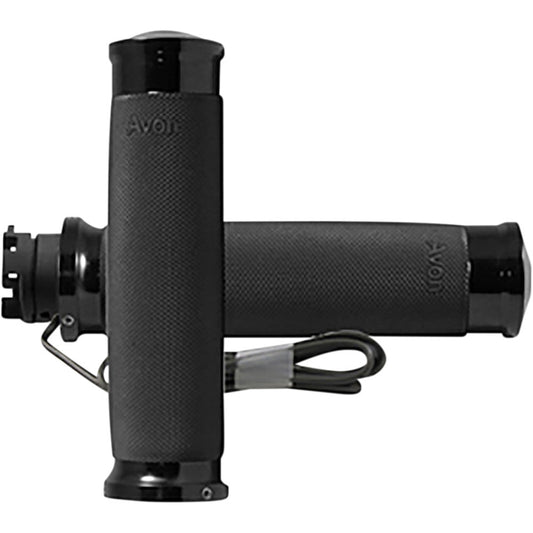 2015-2021 for Indian Scout AVON GRIPS Grips Heated Custom Contour Black