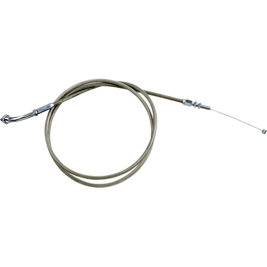 02-07 for Honda VTX1800C MOTION PRO Throttle Cable Pull VTX18 Stainless Steel
