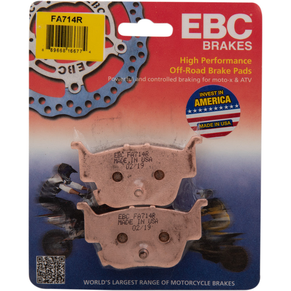 14-'18 for Honda SXS700M4 Pioneer 700-4 EBC Brake Pads 15-714R