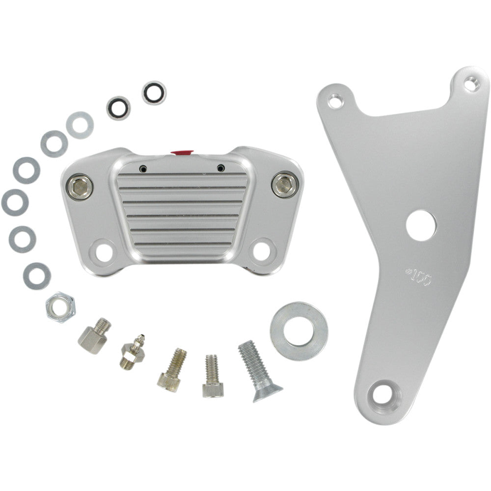 1973-1980 for Harley Electra Glide FL Rear Caliper 73-80BT Clear Anodized