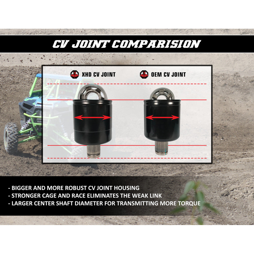 2016-2020 for Polaris RZR 4 XP Turbo 4x4 Axle X-treme Heavy Duty Rear Left/Right