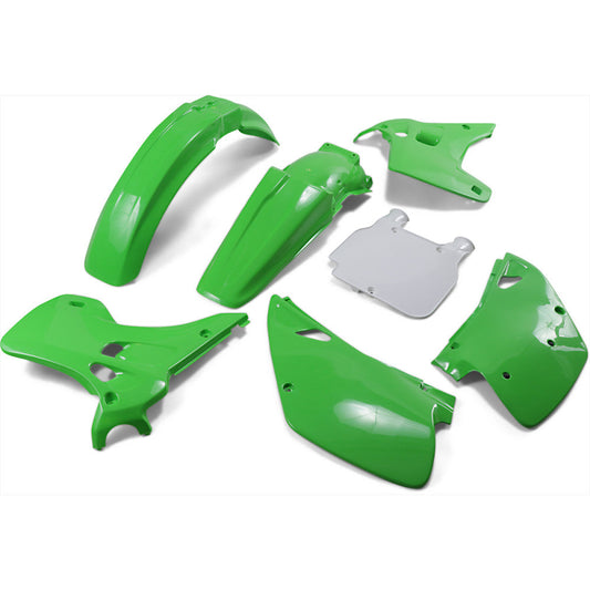 93 for Kawasaki KX 125 UFO Replacement Body Kit OEM Green/White KAKIT194-999