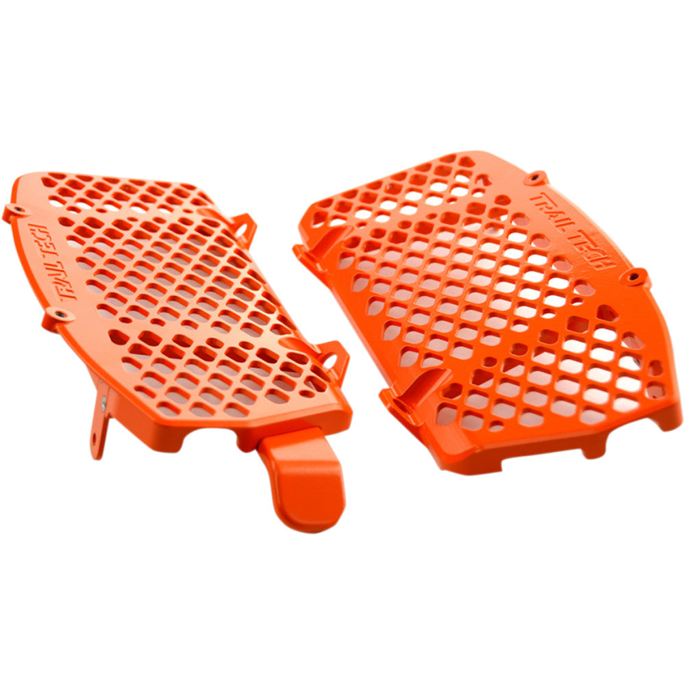 2018-2021 for KTM 250 XC-W TPI TRAIL TECH Radiator Guards Orange 0151-RB03