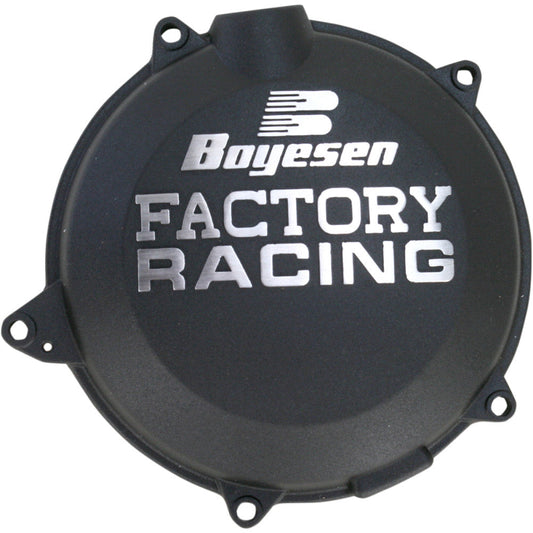 2000-2016 for KTM 450 XC-W BOYESEN Clutch Cover Black /Husaberg CC-45B