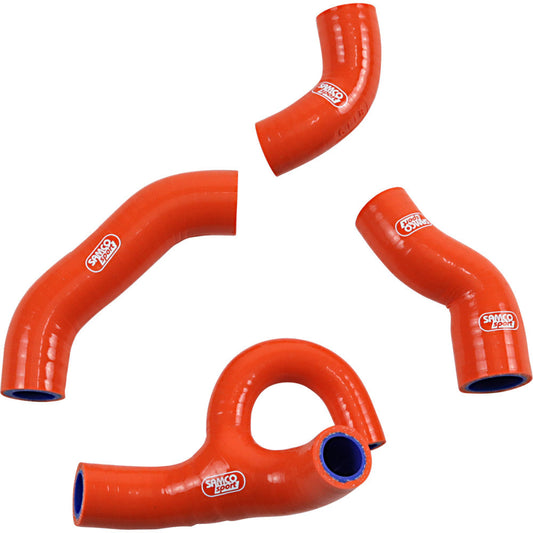 2020-2021 for KTM 500 XCF-W MOOSE RACING Radiator Hose Kit Orange KTM117-OR
