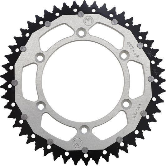 2014-2021 for Husqvarna FC 250 MOOSE RACING Dual Sprocket Silver 49 Tooth