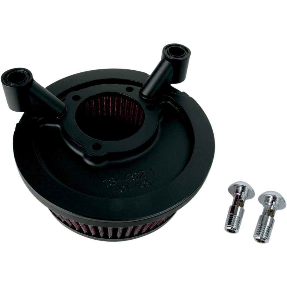 2009-2021 for Harley Iron 883 XLN ARLEN NESS Big Sucker 1 Cover Black 18-329