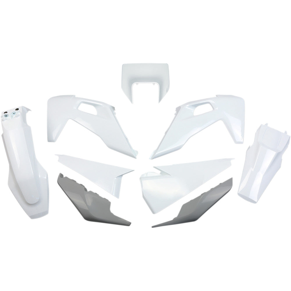 2020-2021 for Husqvarna FE 350 UFO Body Kit White/Gray HUKIT623999