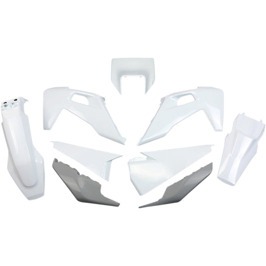 2020-2021 for Husqvarna FE 350 UFO Body Kit White/Gray HUKIT623999