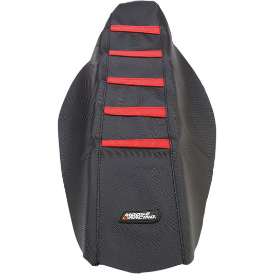2014-2017 for Honda CRF250R MOOSE RACING Ribbed Seat Cover Black Cover/Red Ribs
