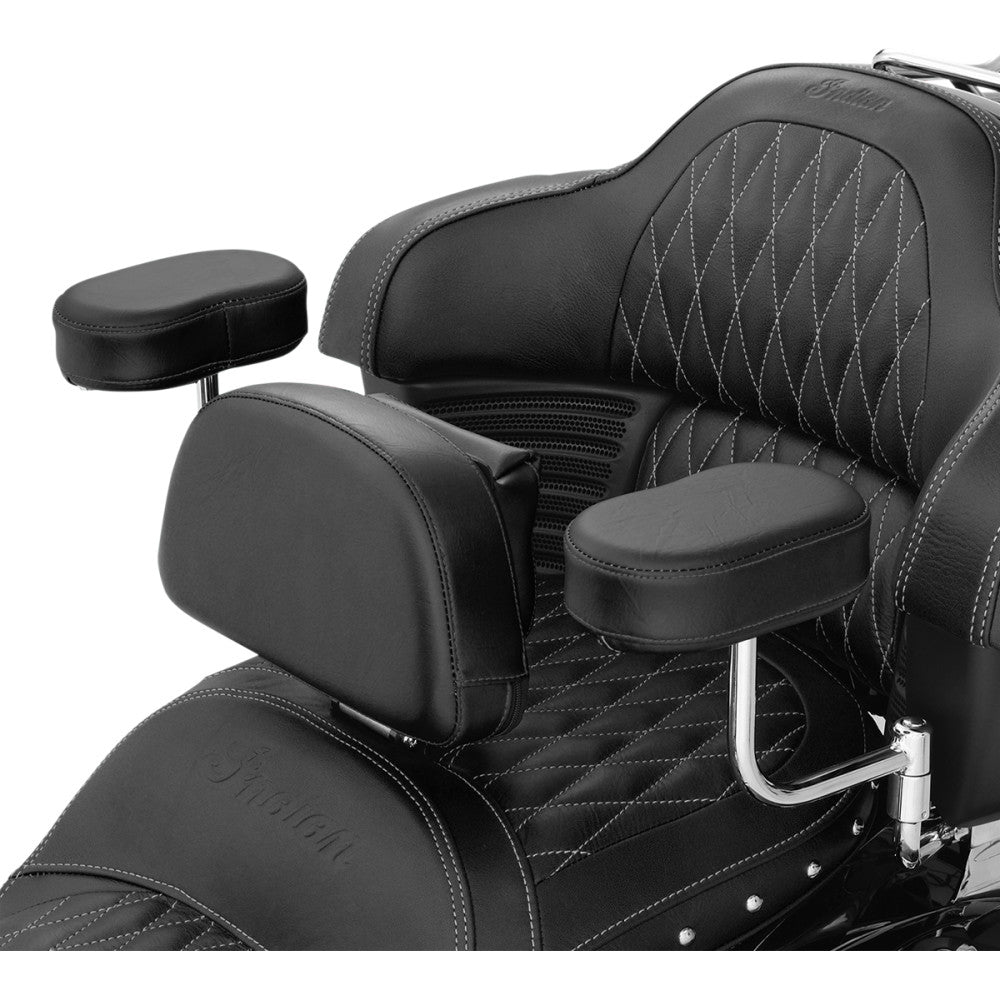 2014-2018, 2021 for Indian Chieftain SHOW CHROME Black Armrest 30-202